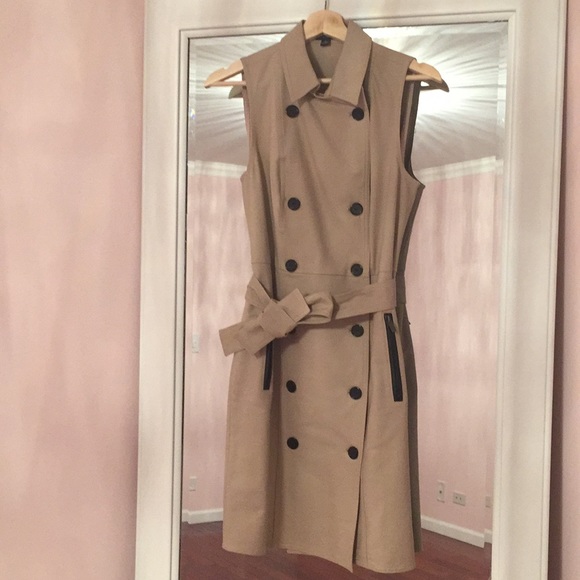 petite trench dress